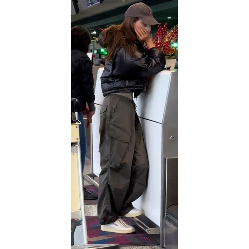 吴千语同款美式甜酷复古高