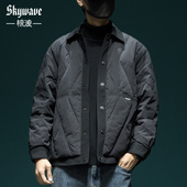 90白鸭绒衬衫 领羽绒服男冬季 新款 轻薄款 宽松大码 百搭保暖加厚外套