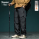 男宽松大码 户外运动工装 冬季 90白鸭绒羽绒裤 新款 加厚保暖休闲裤 裤