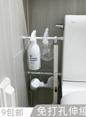 出口小伸缩杆超细学生宿舍浴帘窗帘杆旋转挂门帘杆衣柜收纳杆