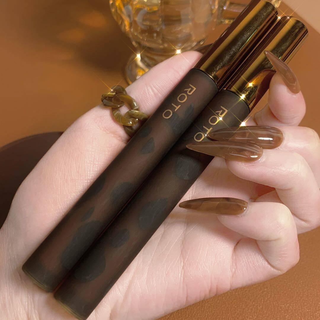 琥珀系列!铁锈红雾面哑光丝绒唇釉彩平价口红持久女学生焦糖红棕