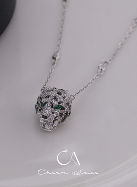 老虎头S925纯银女小众时尚项链