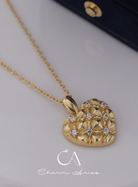 S925纯银镀金女轻奢高级项链