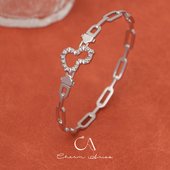 镂空亮面葫芦手镯S925纯银轻奢个性 款 百搭高级感精致手环 经典 时尚