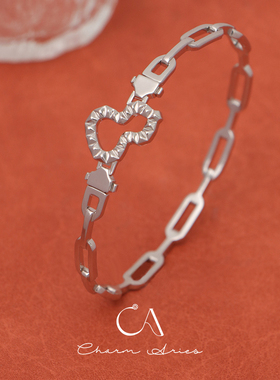 s925银时尚经典镂空亮面葫芦手镯