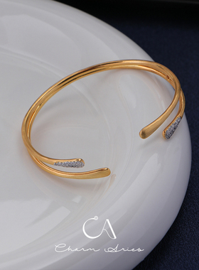 布契拉提女S925纯银精致复古手镯