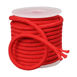 卡简3mm圆绳5mm曼波绳手工编织线绳手绳项链红绳DIY玉佩吊坠挂绳