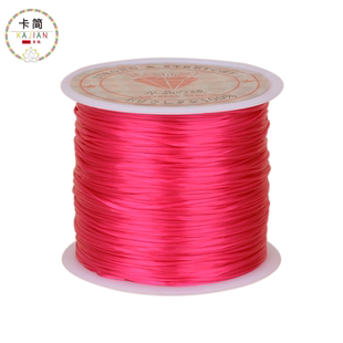 穿手链水晶弹力线 接发松紧线透明diy扁形串珠线绳文玩琥珀线