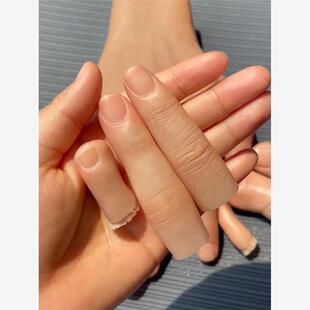 假手指彷真指套手硅胶大拇义肢保护套上班工作体检手指消失魔术道