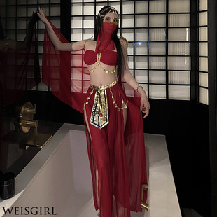 weisgirl性感西域舞姬埃及艳后肚皮舞阿拉丁希腊女神异域风情服装