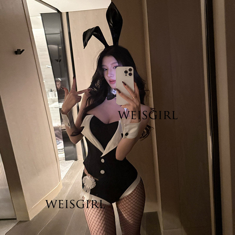性感猫女郎辣妹小胸制服cosplay兔子服装夜场御姐女仆套装兔女郎图片