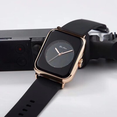 谛诺硅胶大表盘轻奢石英表