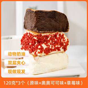 辰颐物语动物奶油双层厚乳奶酪包代餐奶香小面包茶糕点心奶油短保