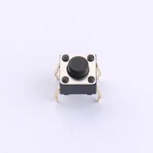 TSA06131-050B532BA-G6 6*6*5（镀金）轻触开关280gf 插件-4P,6.1