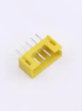 WF-1A200A5P-Y 间距2.0mm 直插 黄色 1x5P 插件,P=2mm 线对板针座