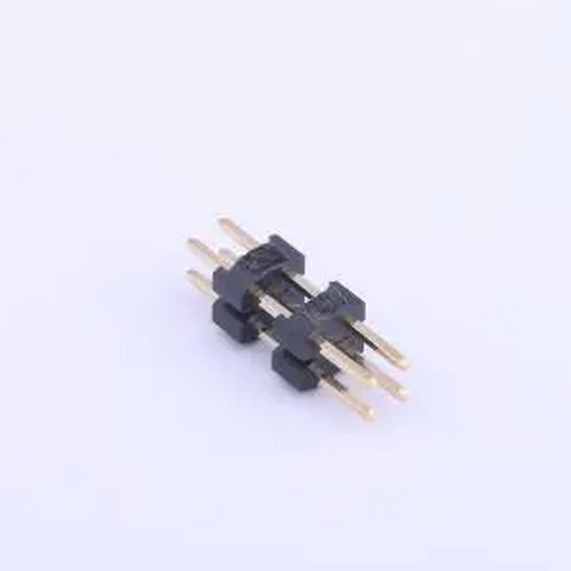 X4622WV-2X02I-C40D28-E60 2x2P 间距:2mm 方针 插件,P=2mm 排针