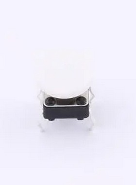 TSA06131-075B332CA-006E 6*6*7.5φ8*1白帽轻触开关 插件-4P,6.1