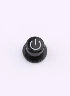 SC121AA1-12E 黑色键帽、白色移印电源符号配6*6轻触开关/自锁开