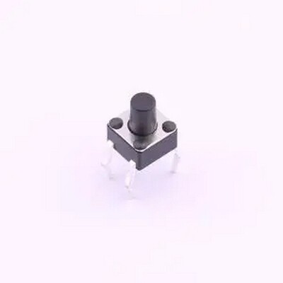 TS-1009-AR06016 4.5*4.5*6mm 直插 轻触开关 插件-4P,4.5x4.5mm