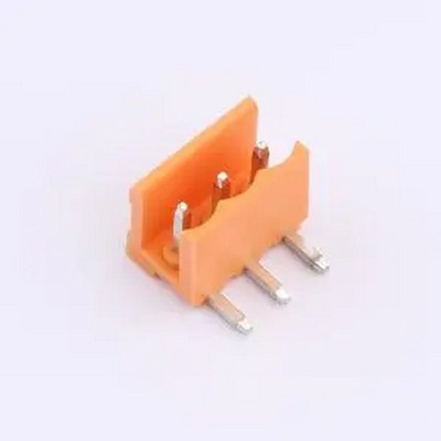 MXHT396R-3.96-03P-OE01-Cu-A 1x3P 3.96mm 排数:1 每排P数:3 弯