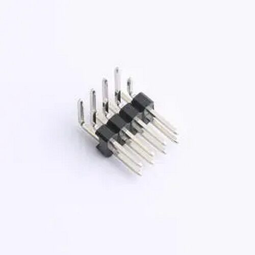 A254AD-WS04P 2x4P 间距:2.54mm 方针 弯插 弯插,P=2.54mm 排针