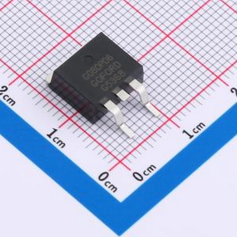 G080P06M 场效应管(MOSFET) 1个P沟道 耐压:60V 电流:195A TO-263