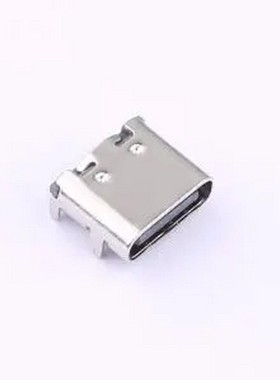 HC-TYPE-C-16P-3M2S 黑色 Type-C 母 卧贴 TYPE-C16P 无弹黑胶 L7