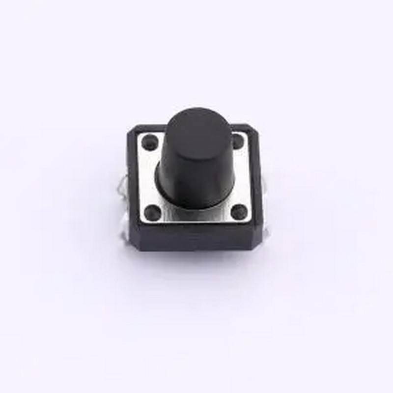 TS015-CBW1FH10.0 12*12*10.0mm 直插 250GF 轻触开关 插件-4P,12