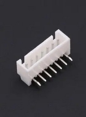 KH-A2504-R-07AWD 白色 间距:2.54mm 1x7P 插件,P=2.5mm 线对板针