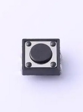 YTSF001A0432501A 12*12*4.3mm 直插 轻触开关 插件,12x12mm 轻触