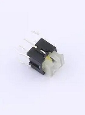 TSL06122-072B830BF-1JE1 6*6*7.2黄白双色灯轻触开关 插件-6P,6x
