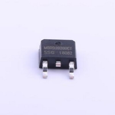 MBRD20200CT 肖特基二极管 电压:200V 电流:20A TO-252-2(DPAK)
