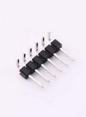 5AMW4-10560-106-W0 1x6P 间距:2.54mm 方针 弯插 弯插,P=2.54mm