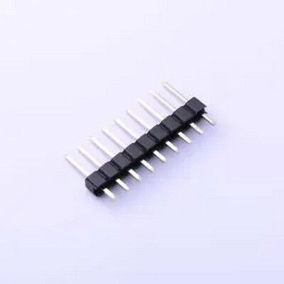 KH-2.54PH180-1X9P-L11.5 1x9P 间距:2.54mm 方针 直插 插件,P=2.