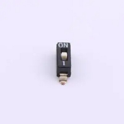 DSIC-01-LS-GER 2.54mm间距 1位 贴片高柄 DSIC黑色 拨码开关 SMD