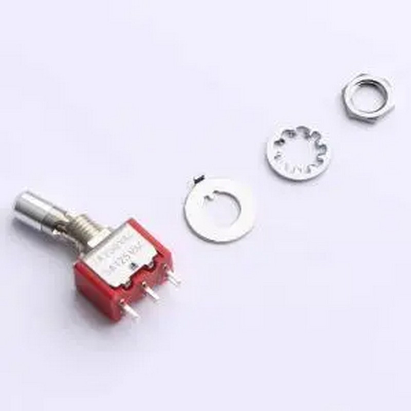 MT-0-102-K101-T100-RS 4件套 钮子开关 3脚2档带锁 防呆 防误碰