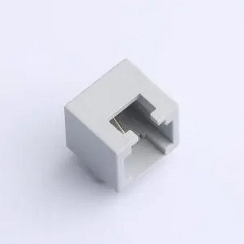 HC-WK62-MIH12-G 弯插 不带LED 网口 小RJ11 6P2C 12H全塑灰白色