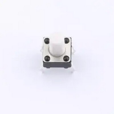 TSA06131-090B332CE 6*6*9白柄轻触开关 插件 轻触开关