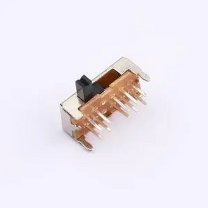 SK24D07VG4-10 087 四档滑动开关 卧式插件 弯插-10P,14.9x4.7mm
