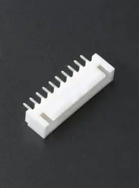 KH-A2504-10A 白色 1x10P 间距:2.54mm 直插 插件,P=2.5mm 线对板