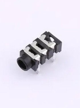 HC-PJ-3136-B 黑色 3.5mm耳机座 插件 音频连接器(耳机)