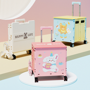 买菜小拉车家用取快递小推车户外露营便携多功能野餐可折叠购物车