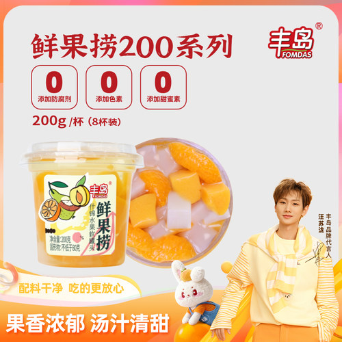 丰岛鲜果捞什锦水果罐头