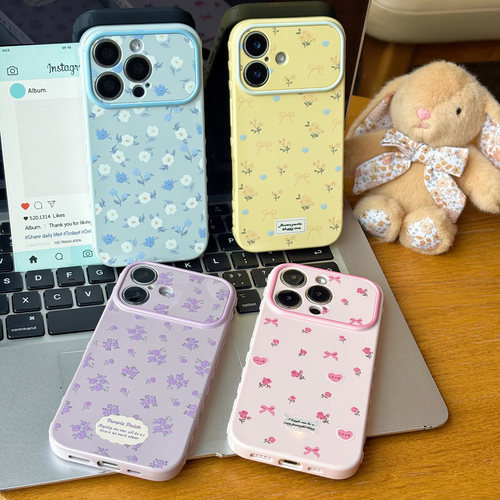 小清新满屏碎花适用iPhone17promax手机壳苹果16plus华为mate70p80小米17K90reno14nova13x300ACE5IQOO12Y500