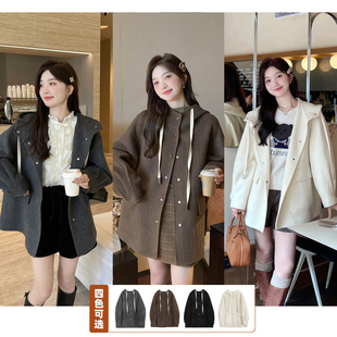 TAKIYAS 连帽双面呢外套 SHOP