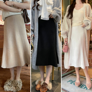TAKIYAS SHOP 针织鱼尾半身裙