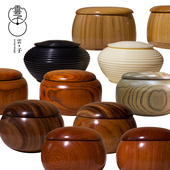 云南围棋厂 云子楠竹樟木花梨楠木树脂 围棋盒围棋罐子包装 可装