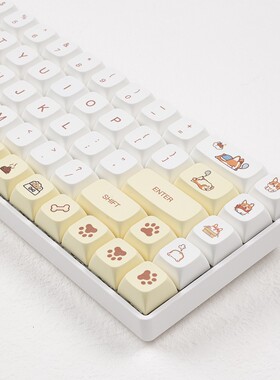 柯基键帽狗狗柴犬xda高度pbt热升华适配CIY68/64/87/84/104/98100