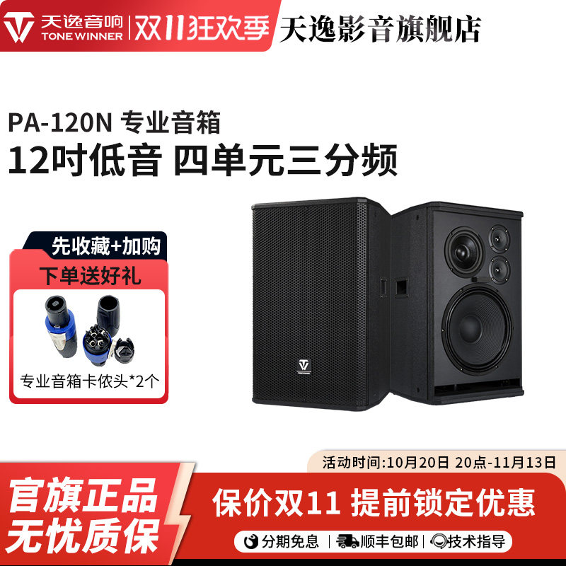 Winner/天逸 PA-120N音箱12寸专业KTV会议舞台全频无源大功率音箱