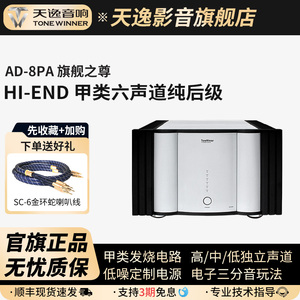 Winner/天逸AD-8PA功放发烧全平衡电子分音六通道大功率HIFI后级